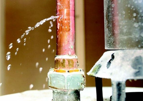 Une fuite d’eau sur ma chaudière