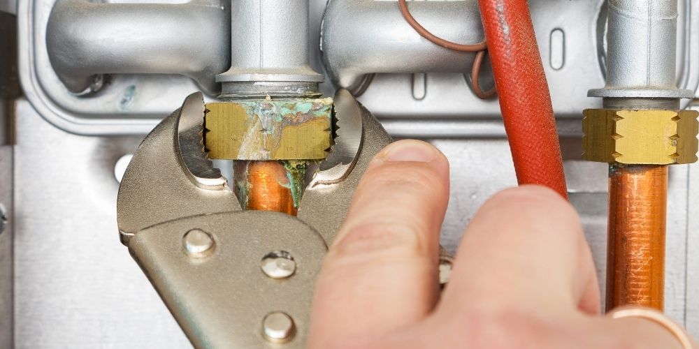 Une fuite d’eau sur ma chaudière